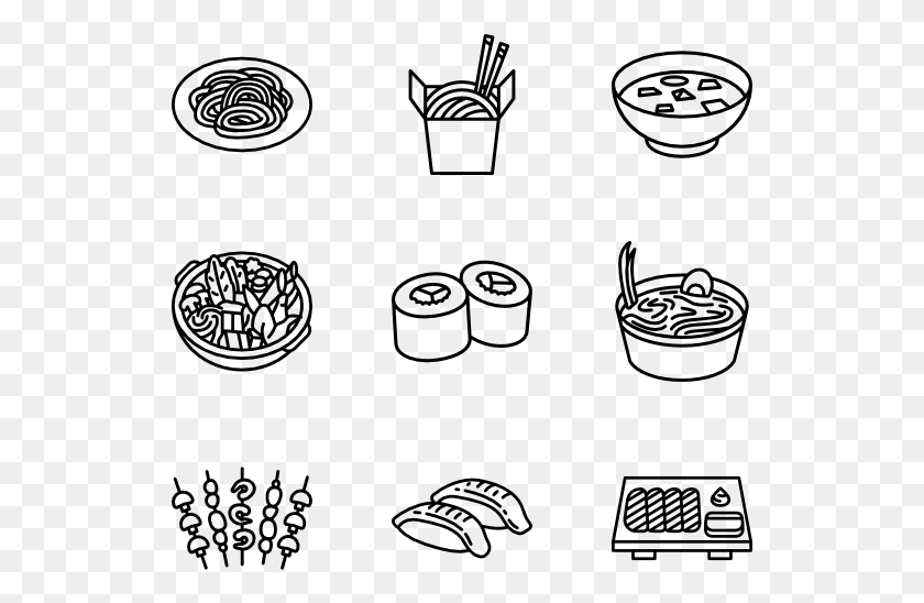 529x488 Japanese Food Japanese Food Icon, Gray, World Of Warcraft HD PNG Download