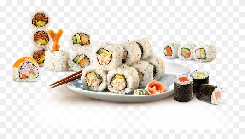 776x418 Japanese Food Transparent California Roll, Sushi HD PNG Download