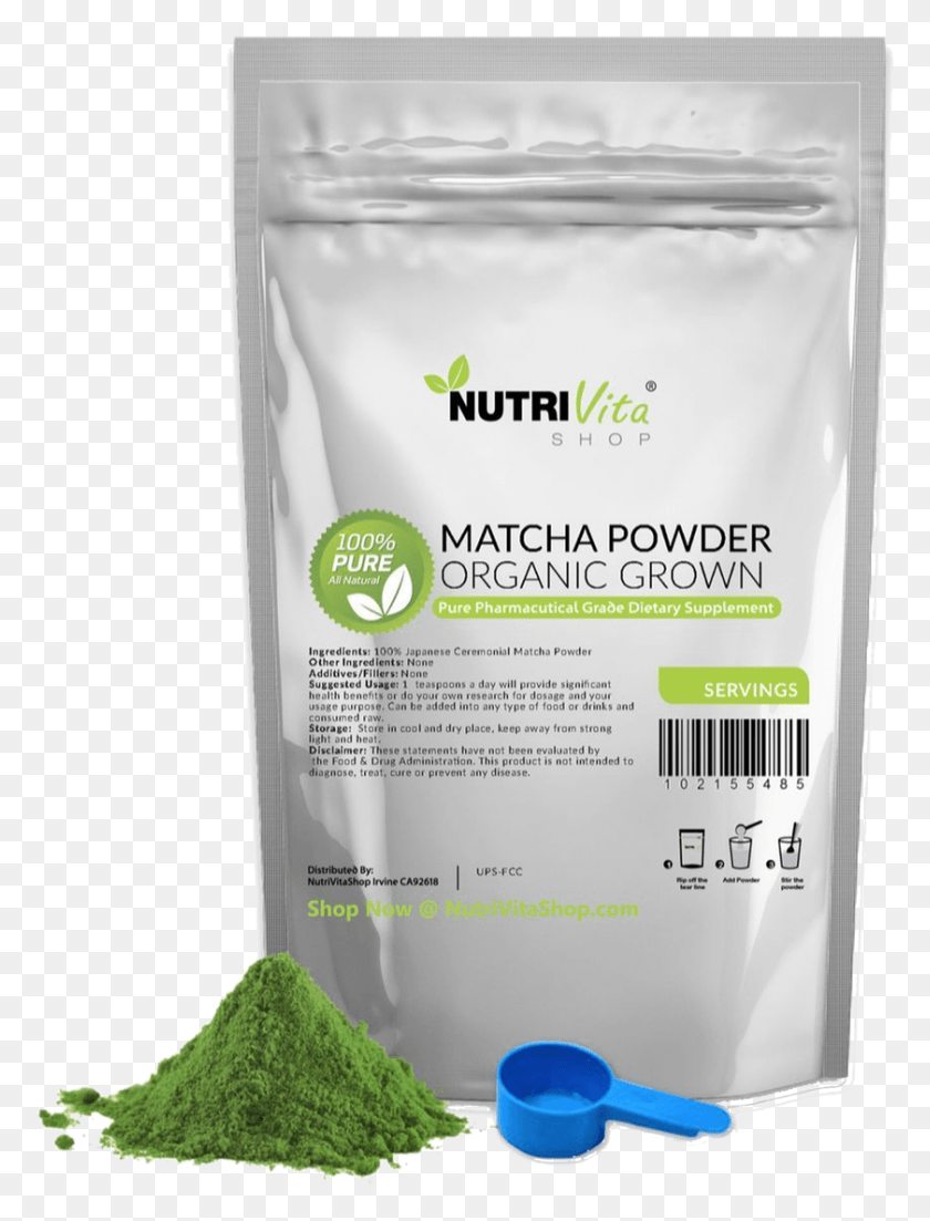 840x1124 Japanese Matcha Green Tea Powder Organically Grown Nutri Vita, Plant, Bottle, Vegetable HD PNG Download