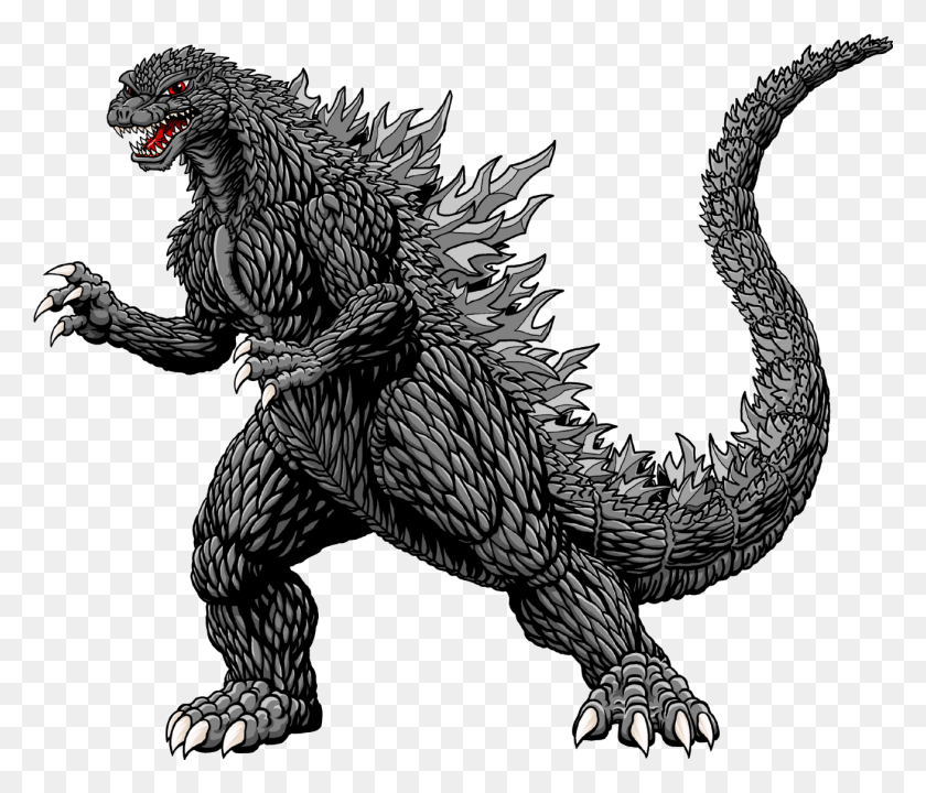 1310x1109 Imágenes De Películas De Monstruos Japoneses Godzilla 2000 Fondo De Pantalla Godzilla, Pájaro, Animal, Pollo Hd Png Descargar