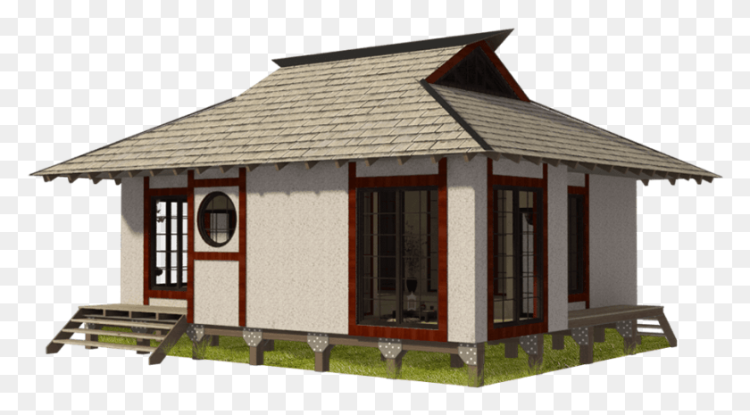 899x467 Japanese Small House Plans Small House, Nature, Outdoors, Building Descargar Hd Png