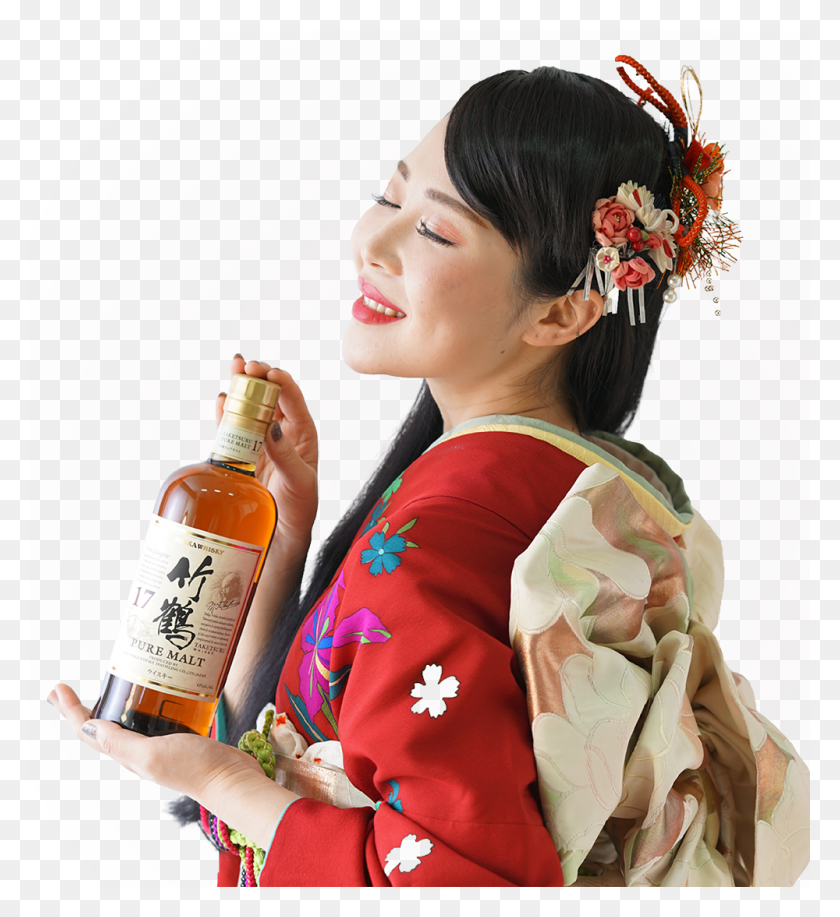 1000x1100 Japanese Whisky Woman Girl, Clothing, Apparel, Person Descargar Hd Png