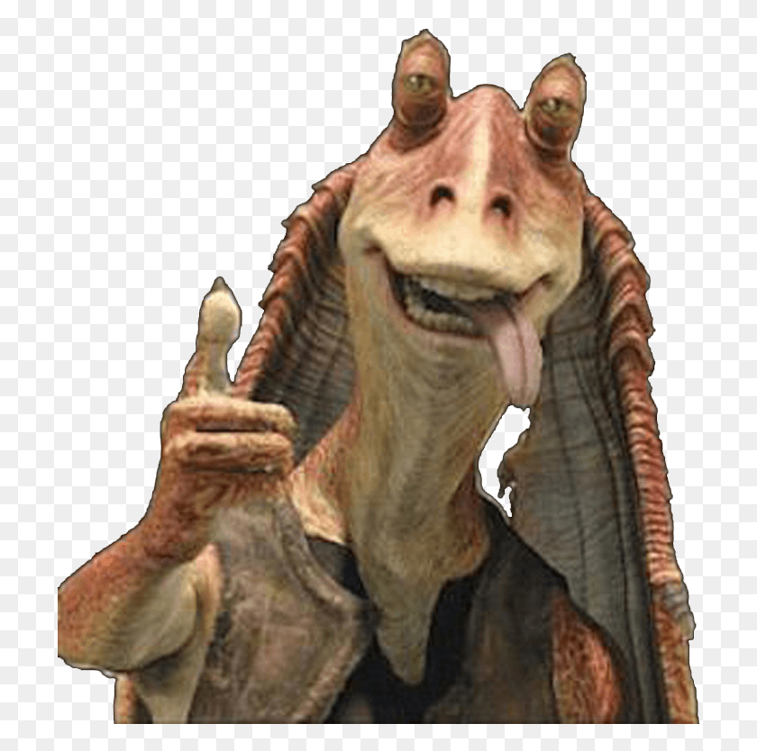 713x774 Jar Jar Binks, Dinosaur, Reptile, Animal HD PNG Download