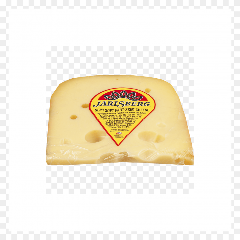 2700x2700 Jarlsberg Swiss Cheese Wedge Caerphilly Cheese, Label, Text, Food HD PNG Download