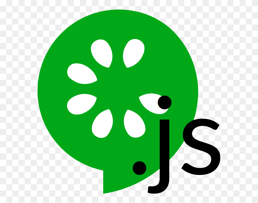 597x601 Jasmine Being The Default Framework Cucumber Js Logo, Green, Plant, Food HD PNG Download