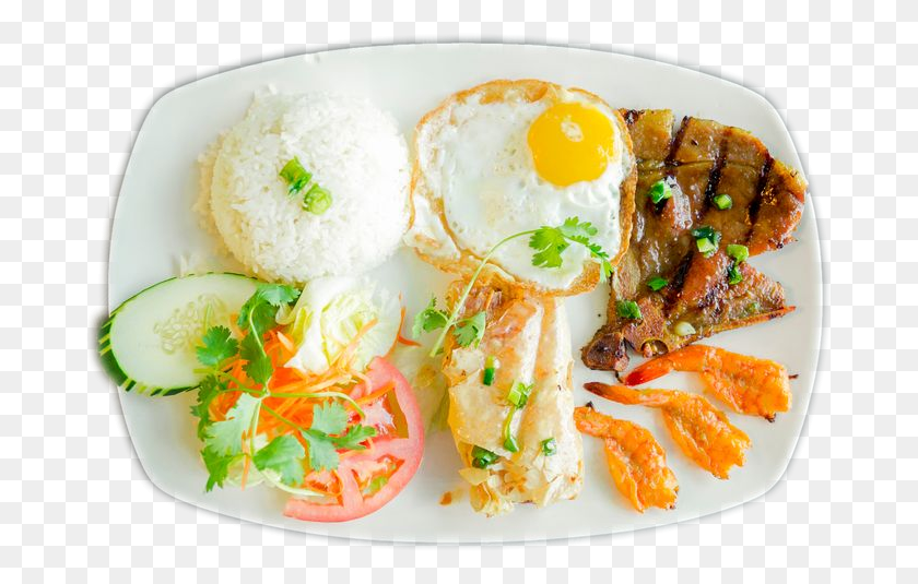 682x475 Jasmine Rice, Egg, Food, Dish HD PNG Download
