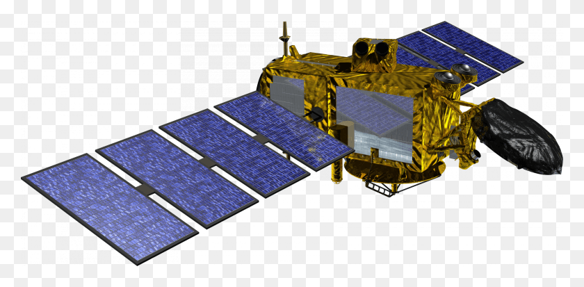 3000x1358 Descargar Png Jason 3 La Nave Espacial Modelo 2 Ilustración, Paneles Solares, Dispositivo Eléctrico, Telescopio Hd Png
