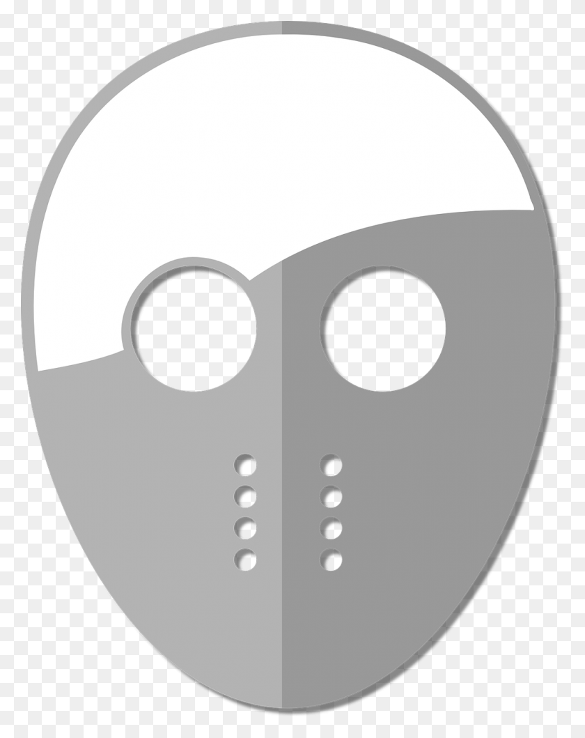 999x1280 Descargar Png Jason Mask Friday 13Th Mask Jason Mask De Dibujos Animados, Almohada, Cojín, Disco Hd Png