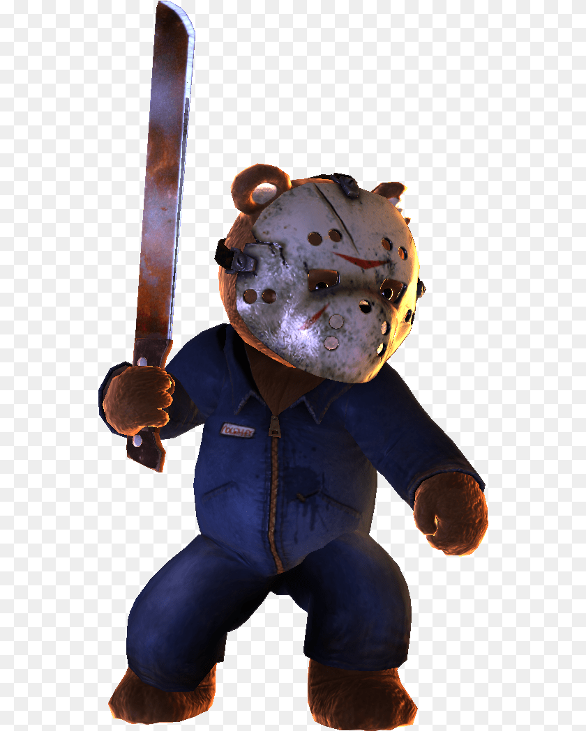 560x1049 Jason Voorhees Naughty Bear, Sword, Weapon, Baby, Person Clipart PNG