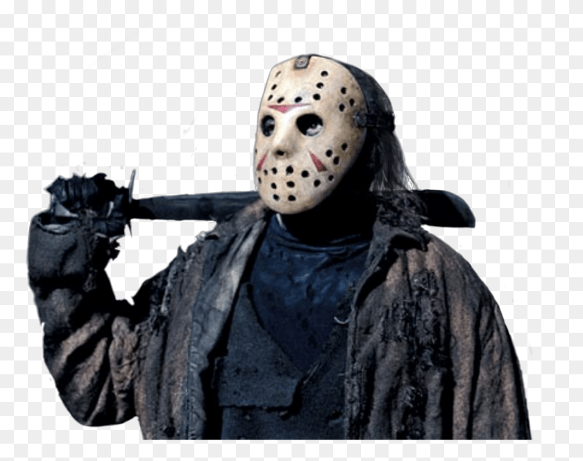 771x605 Jason With A Machete, Person, Human, Face HD PNG Download