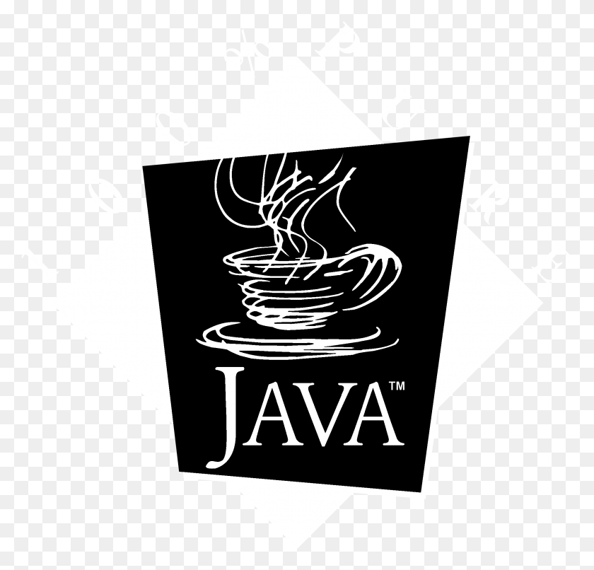 2231x2136 Java 100 Pure Logo Black And White Logo, Symbol, Emblem, Trademark HD PNG Download