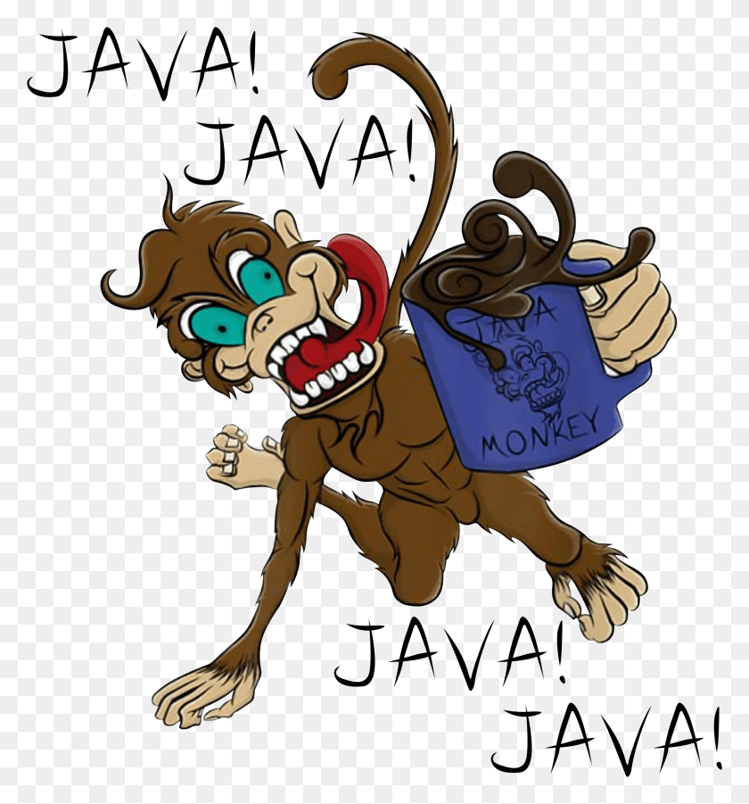 2270x2449 Java Java Java Java Monkey Shirt, Leisure Activities, Circus, Antelope HD PNG Download