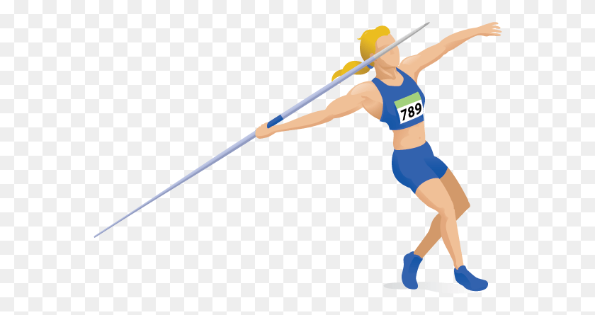 578x385 Javelin Withdrawal Clipart Javelin Throw, Person, Human, Pole Vault HD PNG Download