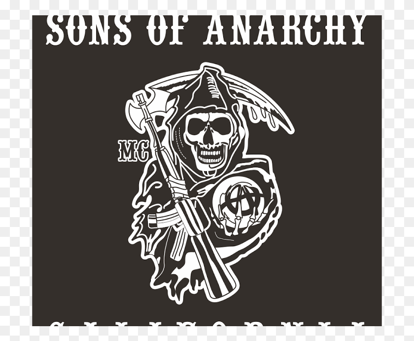711x631 Jax Teller Juice Ortiz Logo Sons Of Sons Of Anarchy Logo Ai, Person, Human, Pirate HD PNG Download
