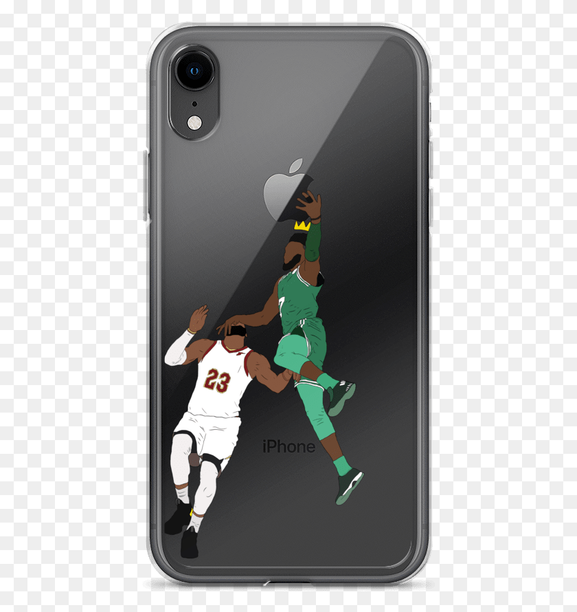 427x830 Jaylen Over Lebron Dunk Smartphone, People, Person, Human HD PNG Download