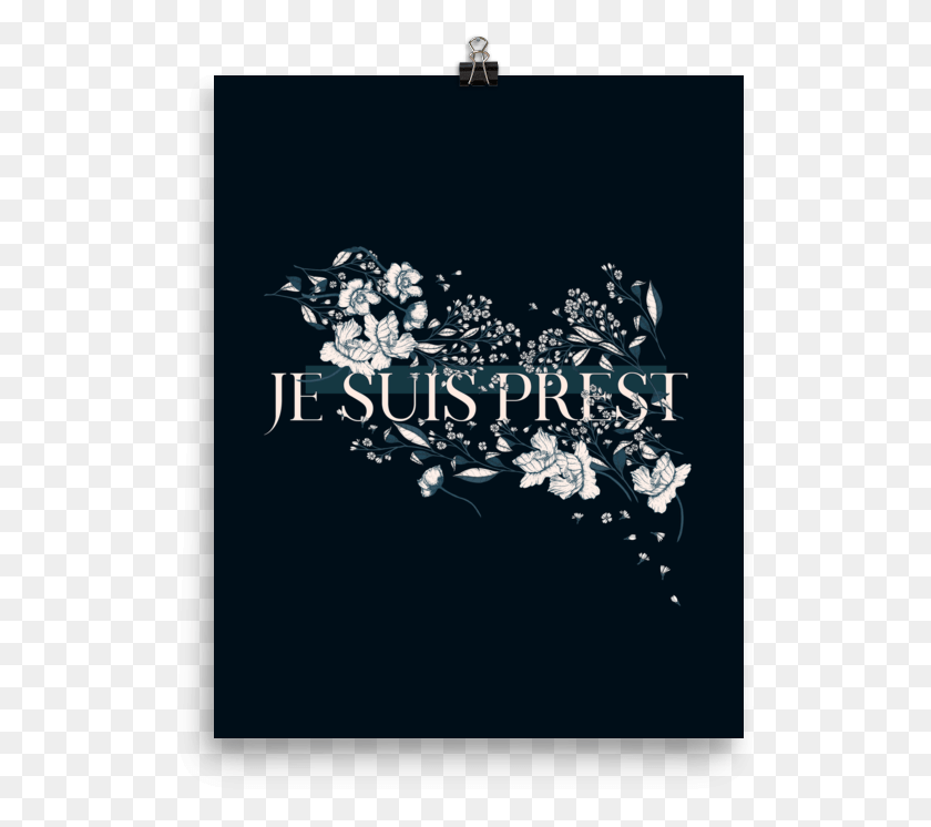 529x686 Je Suis Prest, Floral Design, Pattern, Graphics HD PNG Download