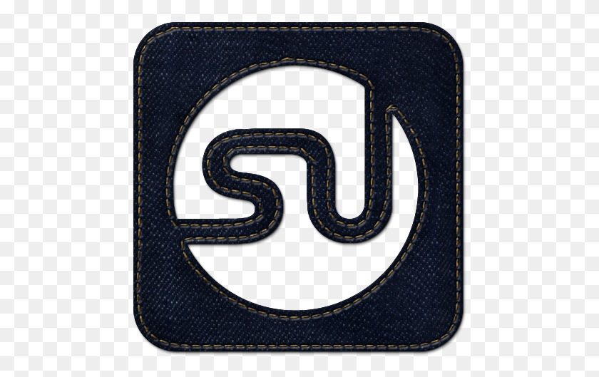 469x469 Логотип Джинсовой Ткани Square Stumbleupon Social Denim Icon Логотипы Для Джинсов, Брюк, Одежды, Одежды Hd Png Скачать