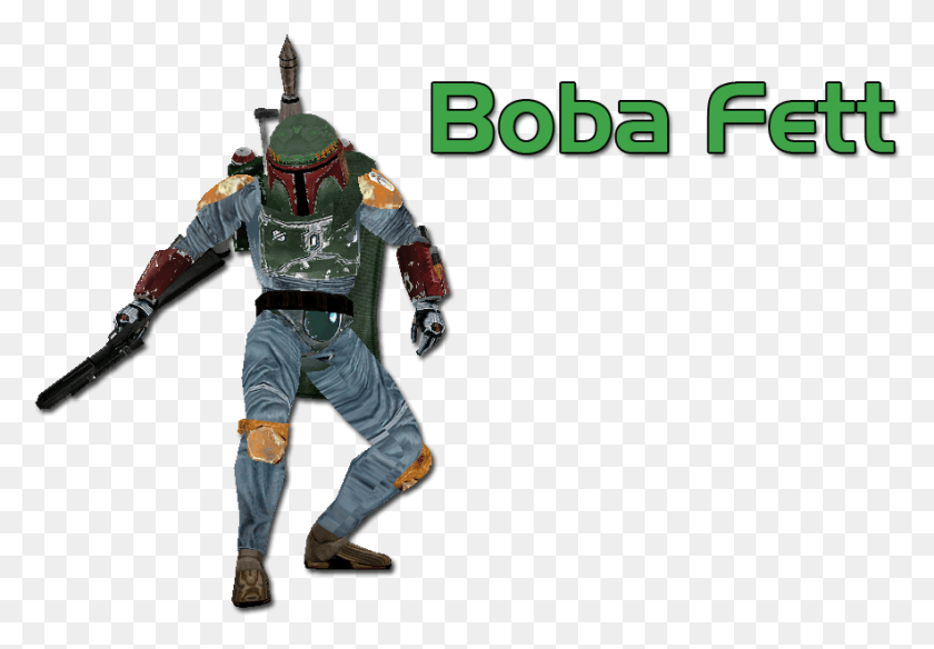 884x594 Jedi Knight Outcast And Academy P5j1f Jedi Academy Boba Fett Reskin Mod, Person, Human, Clothing HD PNG Download