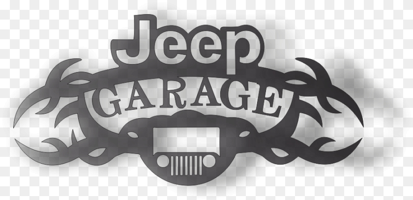 Jeep Garage Dxf Of Plasma Router Laser Cut Cnc Vector Emblem, Logo ...