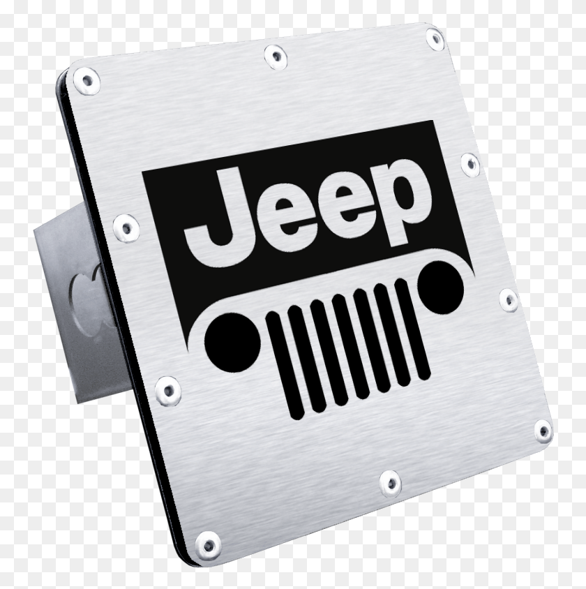 748x784 Jeep Grill Brushed Sign, Electronics, Hardware, Computer HD PNG Download