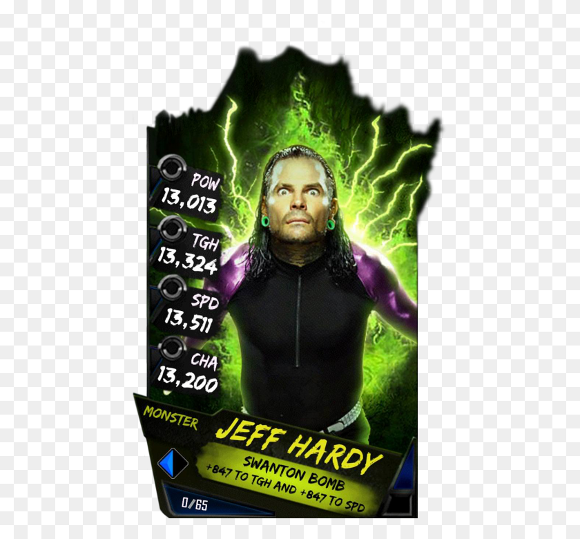 456x720 Jeff Hardy Wwe Supercard Season Debut Wwe Supercard Wwe Supercard Monster Jeff Hardy, Advertisement, Poster, Flyer HD PNG Download