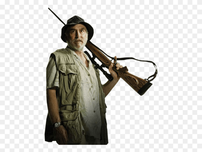 473x575 Jeffrey Demunn The Walking Dead Dale Walking Dead Season, Person, Human, Gun HD PNG Download