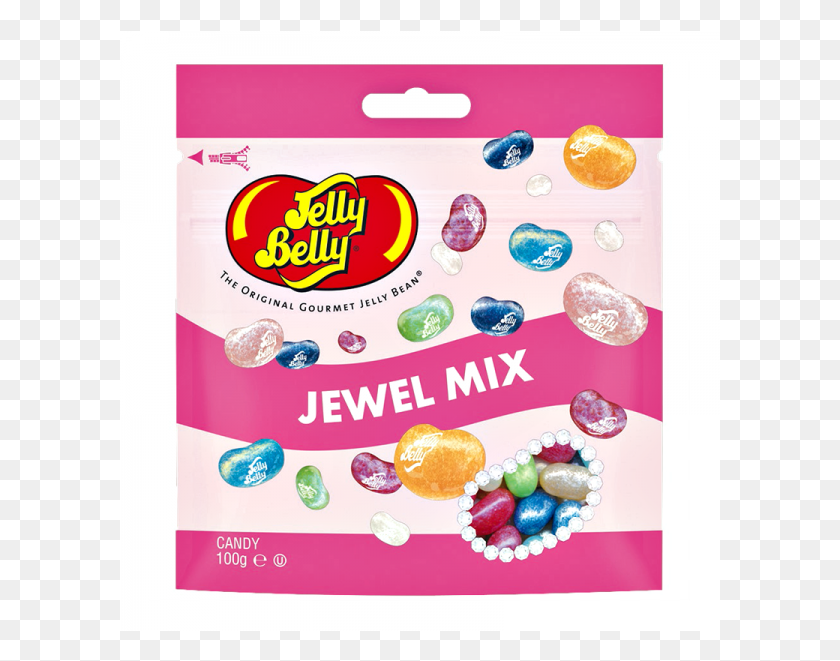 601x601 Jelly Belly Jewel Mix Jelly Belly Fruit Mix, Еда, Бумага, Конфеты Hd Png Скачать