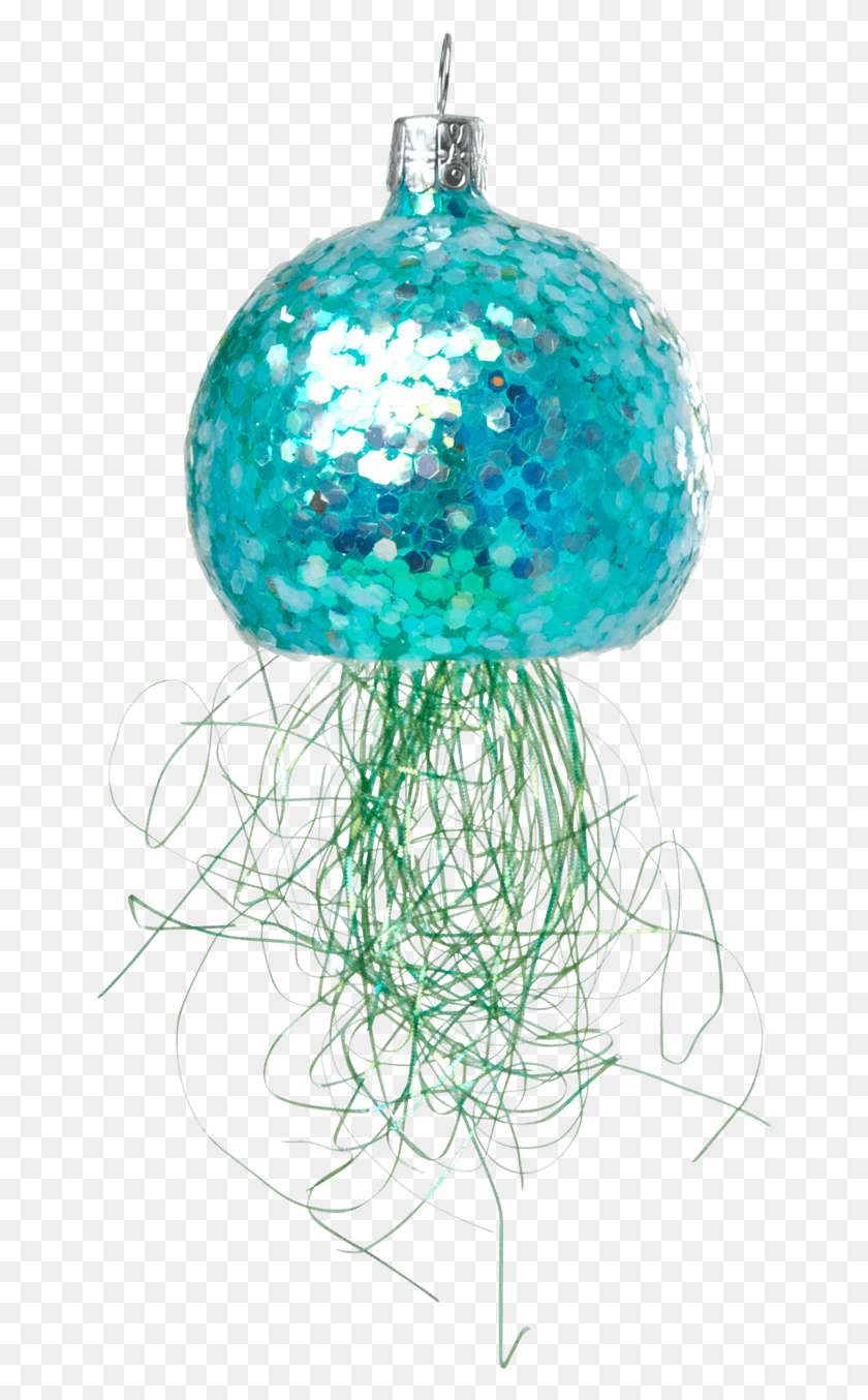 655x1294 Jelly Fish Glass Christmas Ornament Christmas Ornament, Lamp, Animal, Invertebrate HD PNG Download