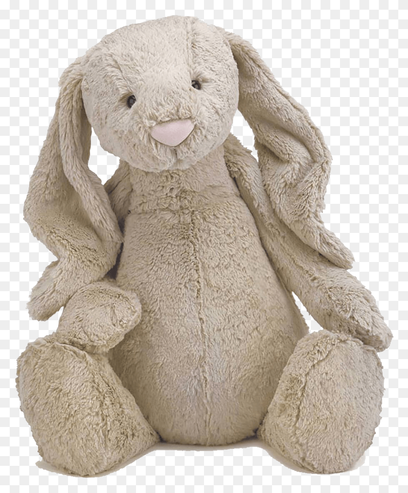 909x1115 Jellycat Bunny Furry, Plush, Toy, Teddy Bear HD PNG Download