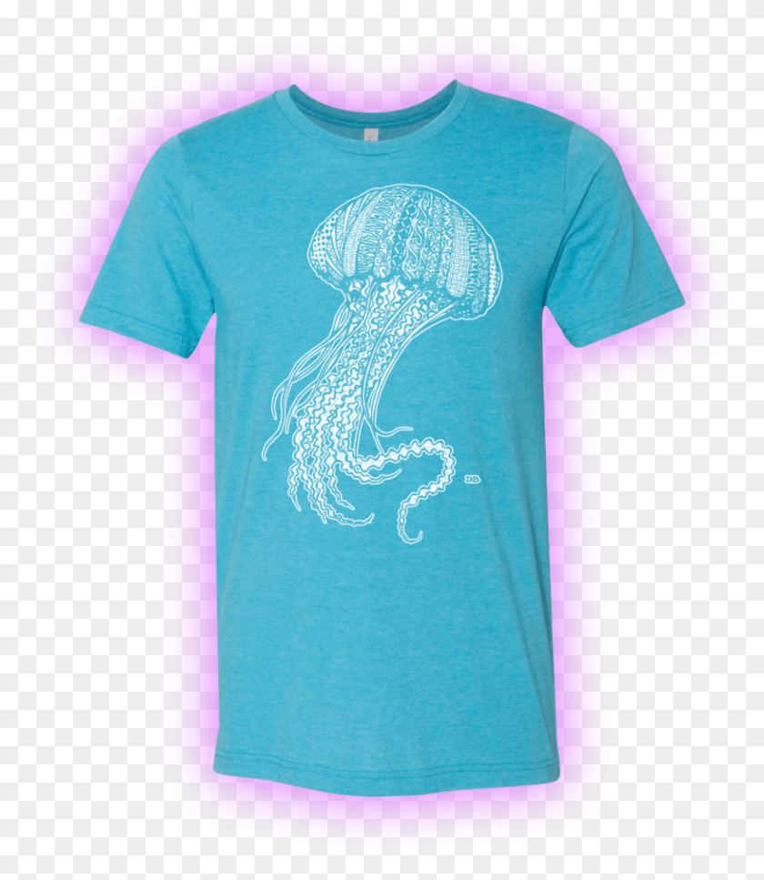 817x951 Jellyfish Bella Shirt Preview Jellyfish, Clothing, Apparel, T-shirt HD PNG Download