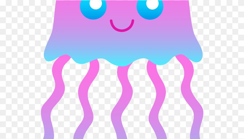 562x481 Jellyfish Clipart Sea Monsters Jellyfish Cartoon Clip Art, Animal, Sea Life, Invertebrate Transparent PNG