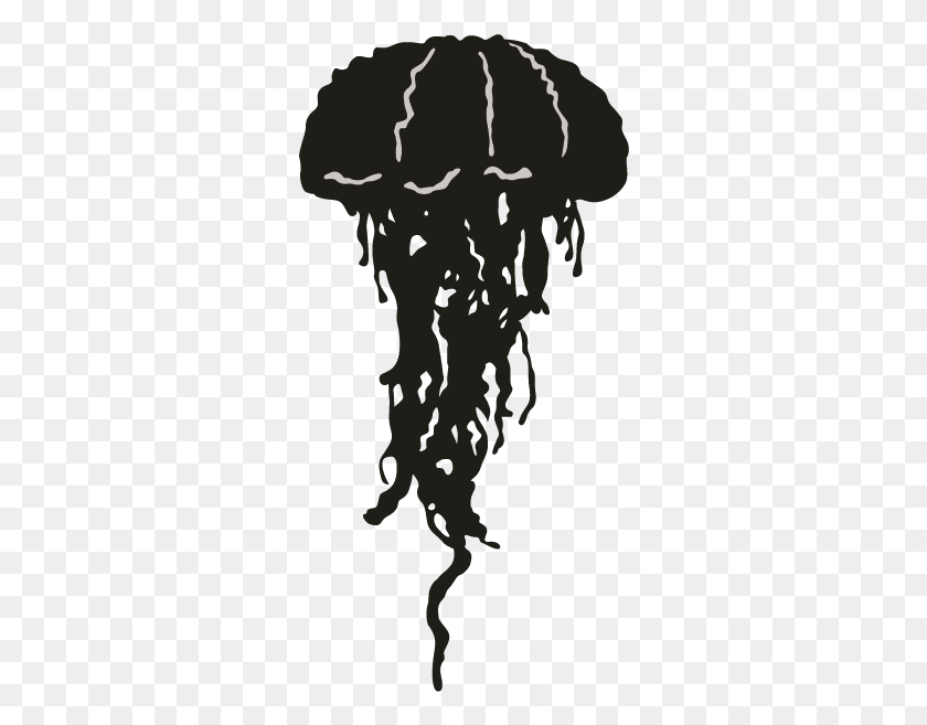 300x597 Jellyfish Silhouette, Graphics HD PNG Download
