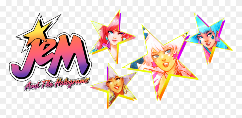 985x442 Jem And The Holograms Wallpaper Jem And The Holograms, Symbol, Star Symbol, Person HD PNG Download