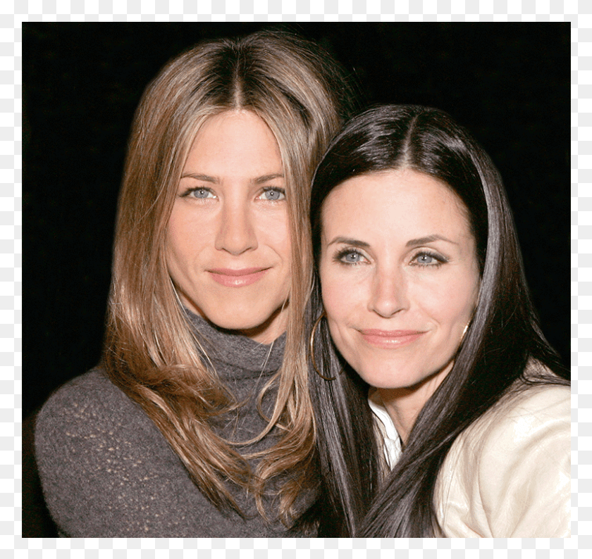 798x751 Jennifer Aniston Y Courteney Cox Jennifer Aniston, Person, Clothing, Face HD PNG Download