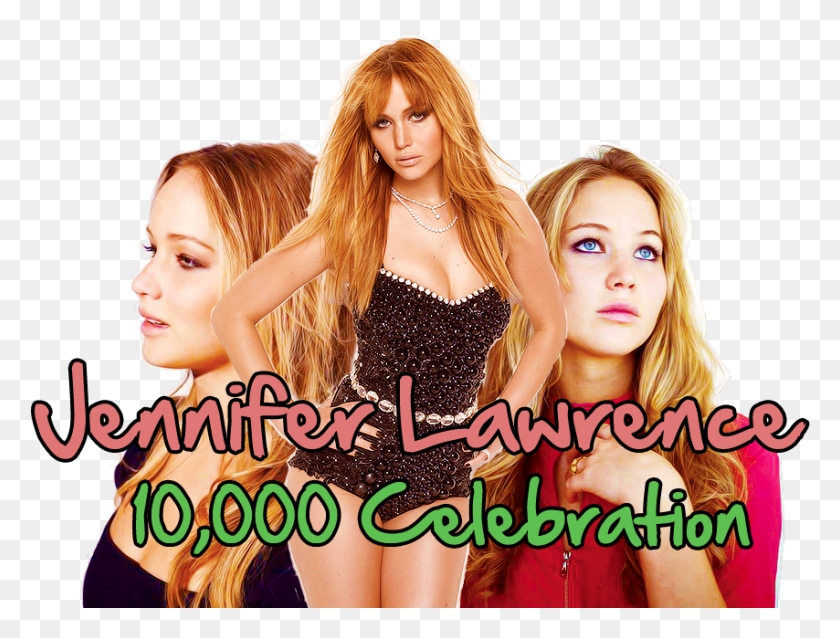854x633 Jennifer Lawrence 10000 Posts Celebration Girl, Person, Human, Clothing HD PNG Download
