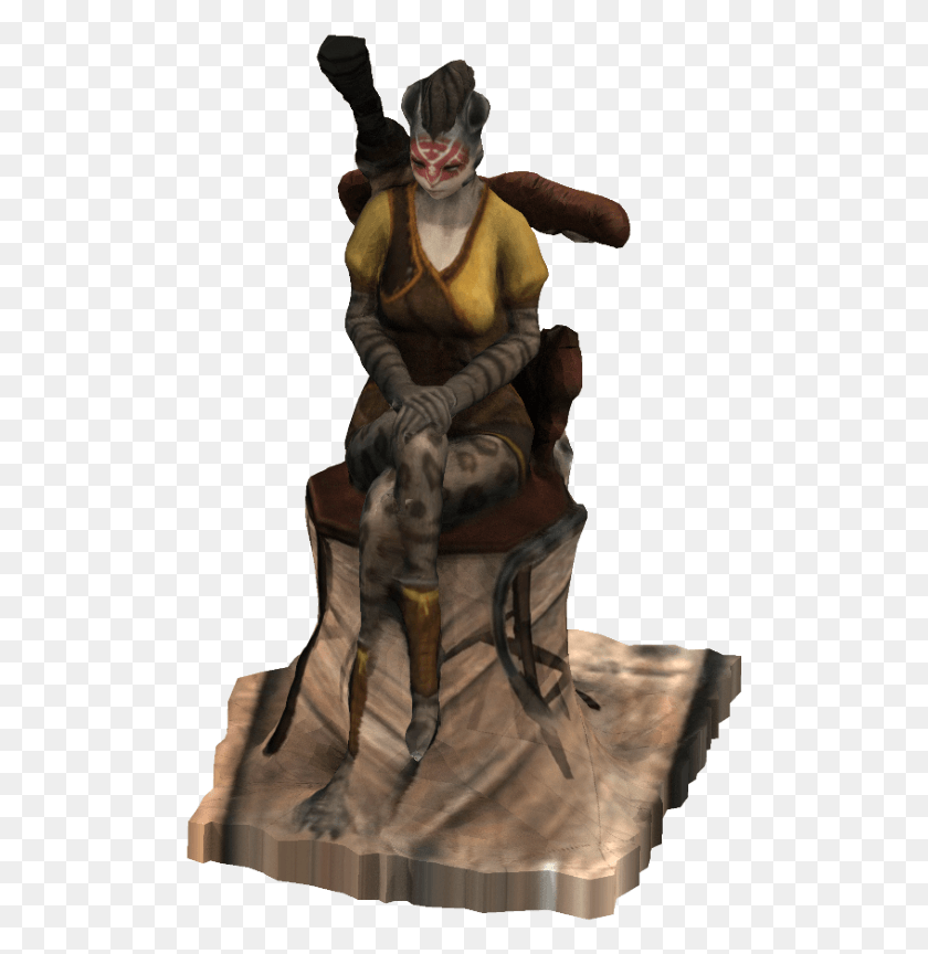 504x804 Jenny Realised This Through Autodesk 123d Catch Sitting, Figurine, Person, Human HD PNG Download