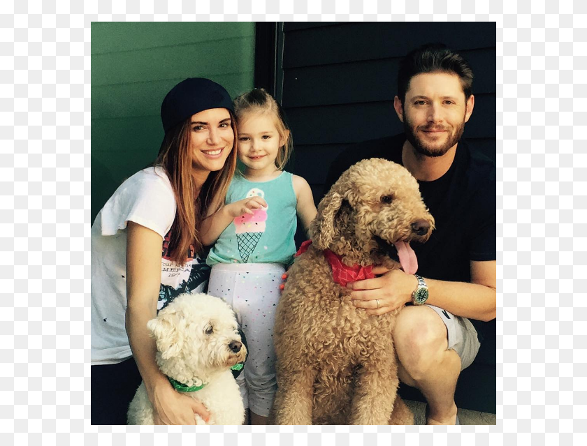 581x579 Jensen Ackles Jensen Ackles 2016 Wife, Person, Canine, Mammal HD PNG Download