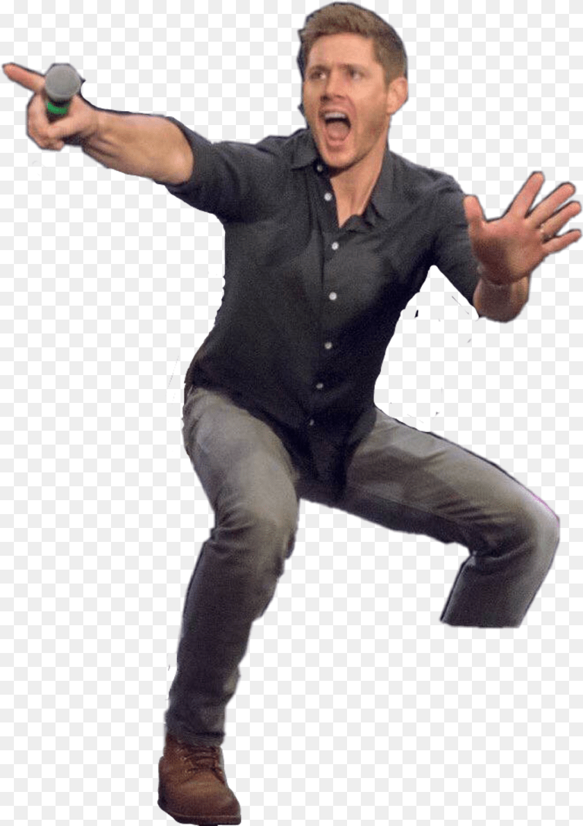 Jensenackles Sticker Jensen Ackles Dw Deanwinchester Dancer, Adult, Person, Performer, Man Transparent PNG