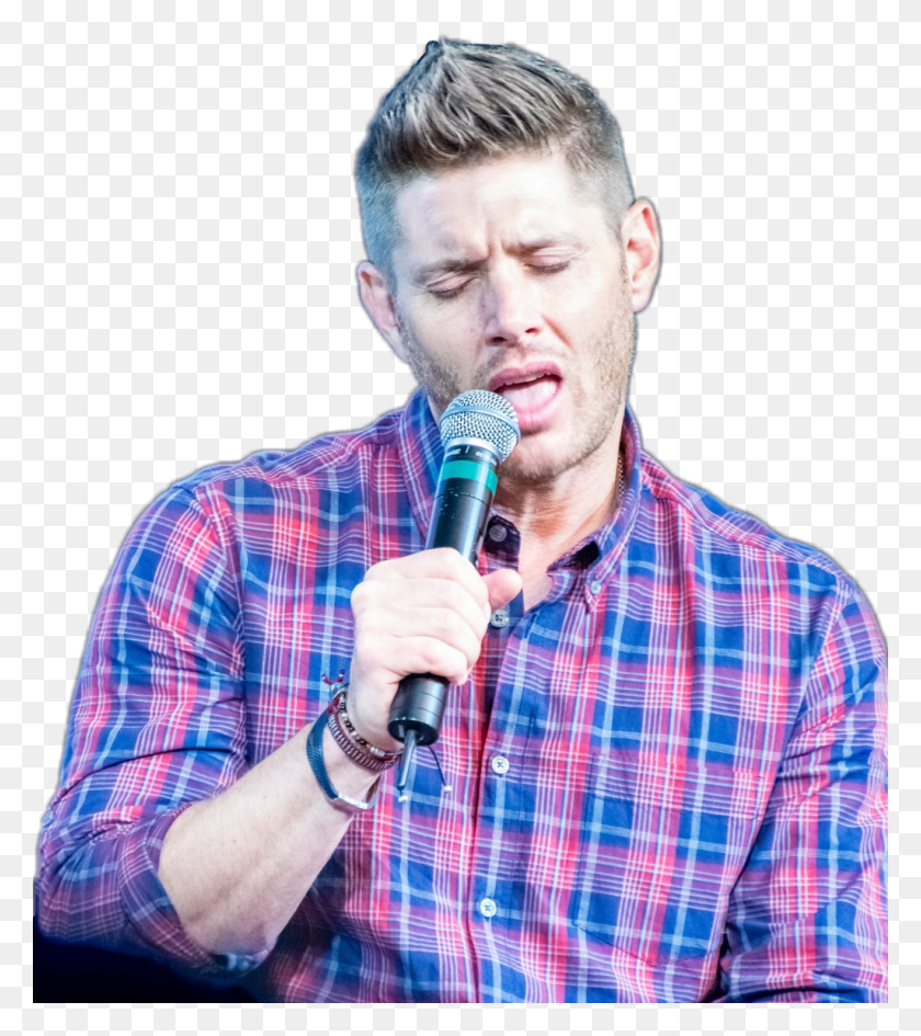 1024x1163 Jensenackles Sticker Singing, Microphone, Electrical Device, Person HD PNG Download