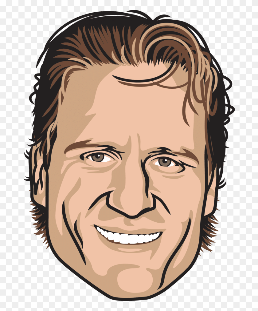 692x950 Jeremy Roenick Illustration, Face, Head, Smile HD PNG Download