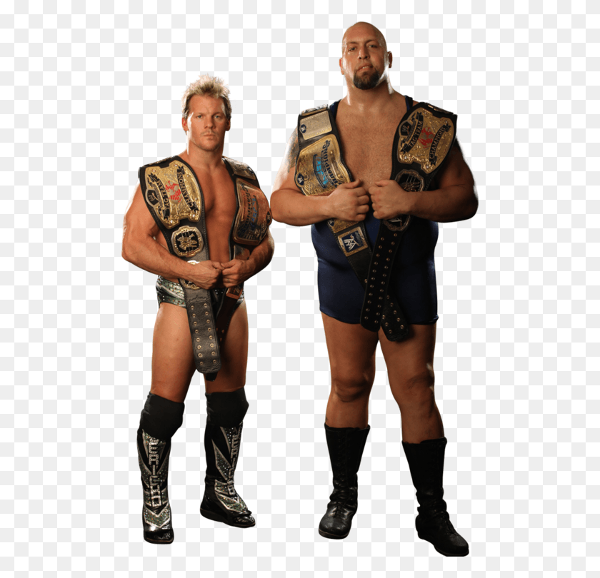 500x750 Jericho And Show Chris Jericho Luchadores De La Wwe Jeri Show Tag Team Champions, Person, Human, Costume HD PNG Download