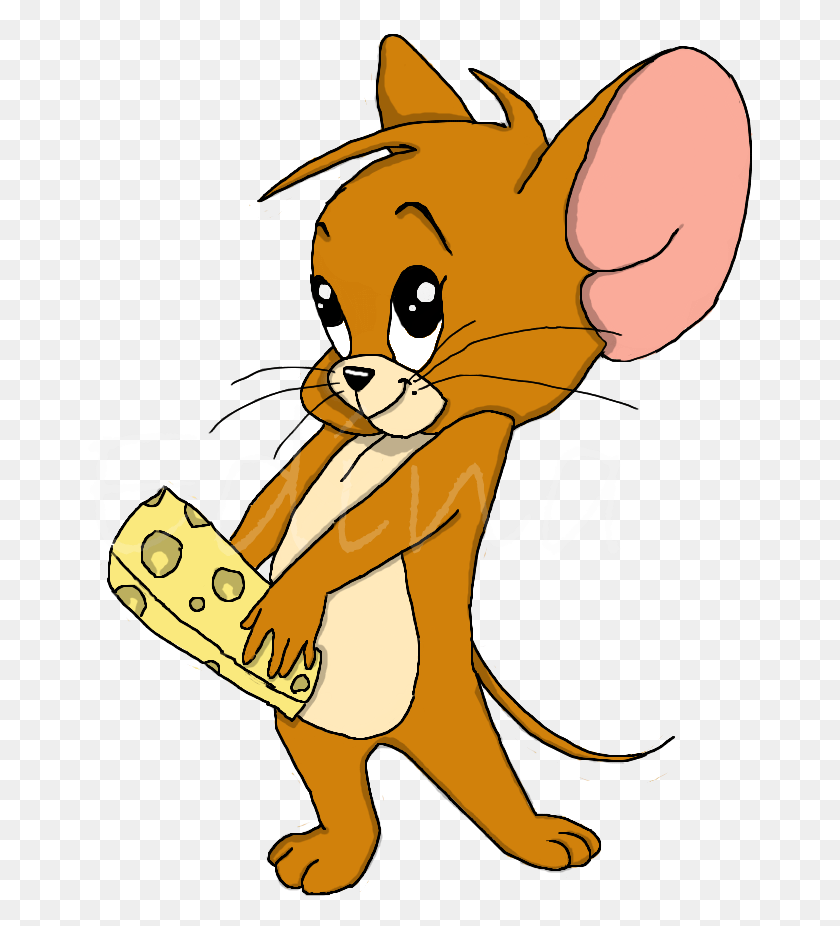 666x866 Jerry Clipart Tom And Jerry, Text, Leisure Activities, Animal HD PNG Download