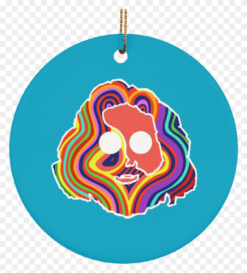914x1019 Jerry Colorful Ceramic Circle Tree Ornament Graphic Design, Heart HD PNG Download