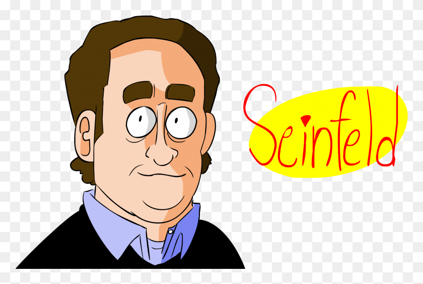 1653x1067 Jerry Seinfeld Cartoon, Face, Head, Sunglasses HD PNG Download