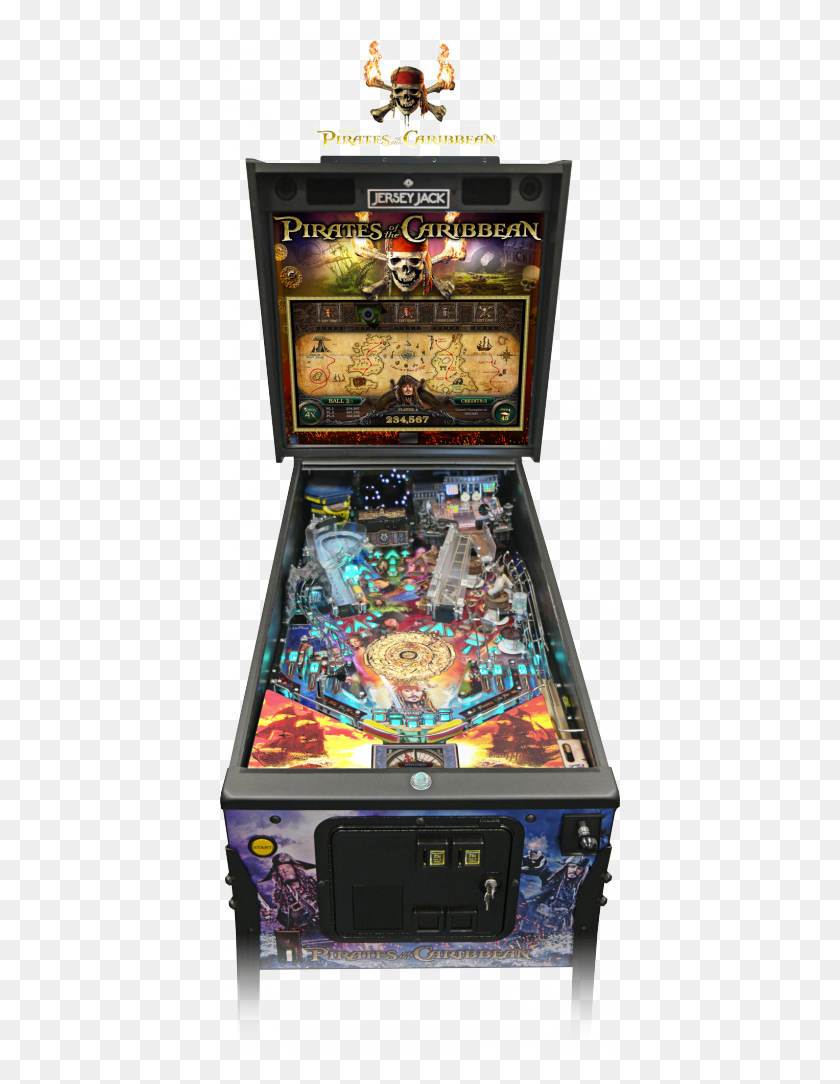 400x1024 Jersey Jack Pinball Machine Ping Ball Machine, Arcade Game Machine HD PNG Download