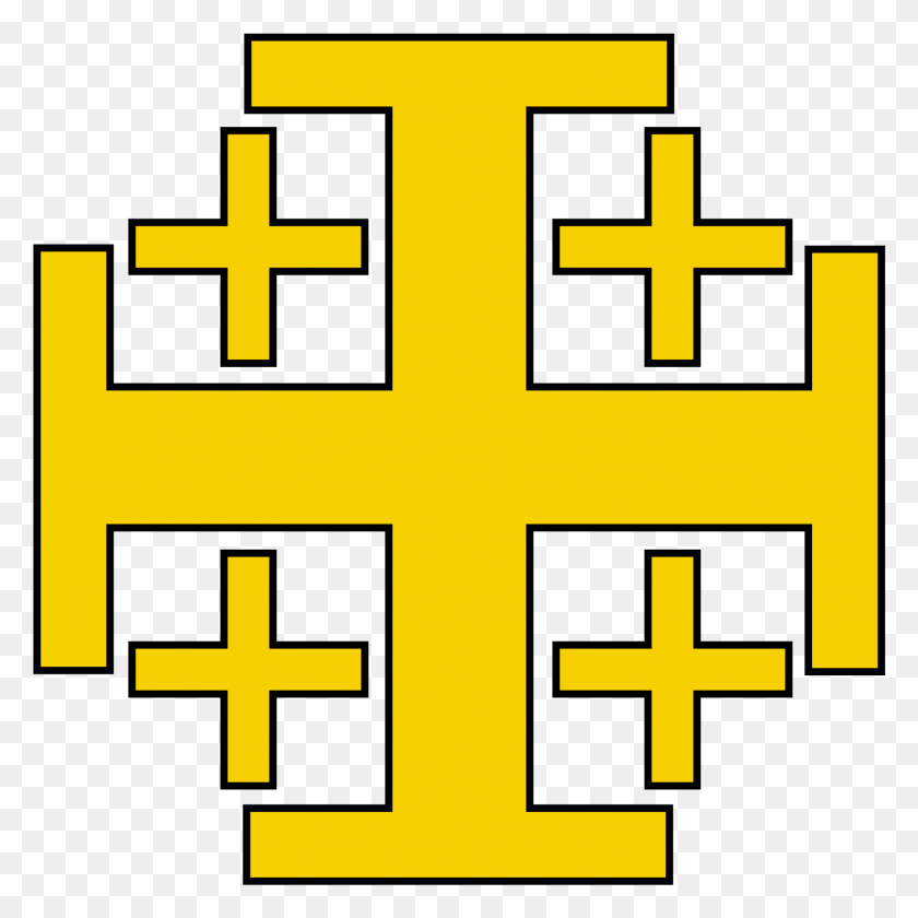 1840x1841 La Cruz De Jerusalén, Símbolos Cristianos, Peregrino Dieselpunk, Reino De Jerusalén, Cruz, Primeros Auxilios, Símbolo, Texto Hd Png