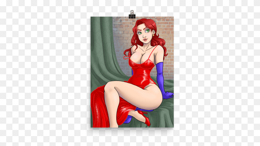301x412 Jessica Rabbit Poster Cartoon, Costume, Clothing, Apparel HD PNG Download