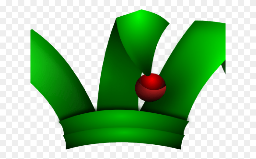 641x463 Jester Hat Cliparts Transparent Background Christmas Elf Hat, Green, Plant, Balloon HD PNG Download