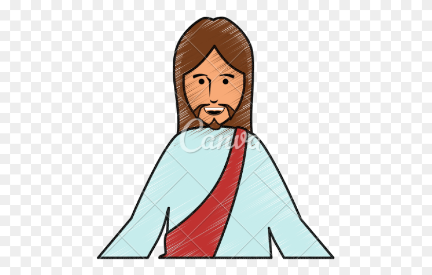 465x476 Jesus Christ Cartoon Jesus Cartoon Face, Person, Human, Portrait HD PNG Download