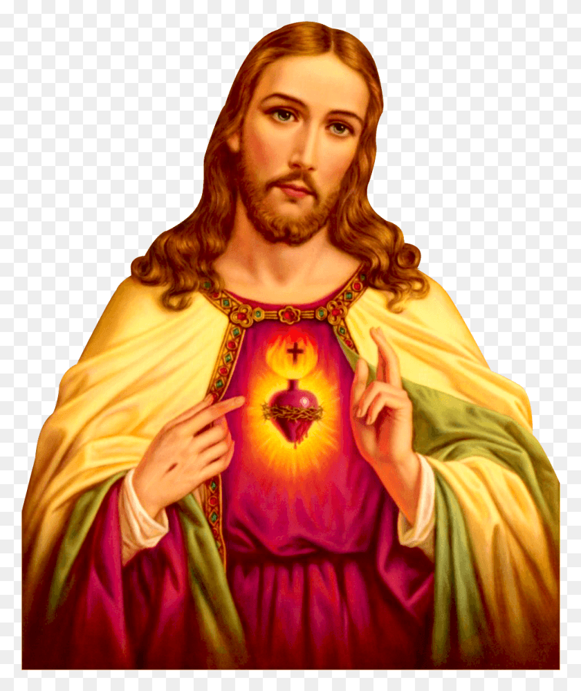 955x1150 Jesus Christ Image Background Jesus Christ, Person, Human, Necklace HD PNG Download